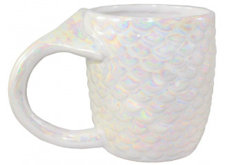 Caneca 3D Cauda de Sereia Holográfica 350ml