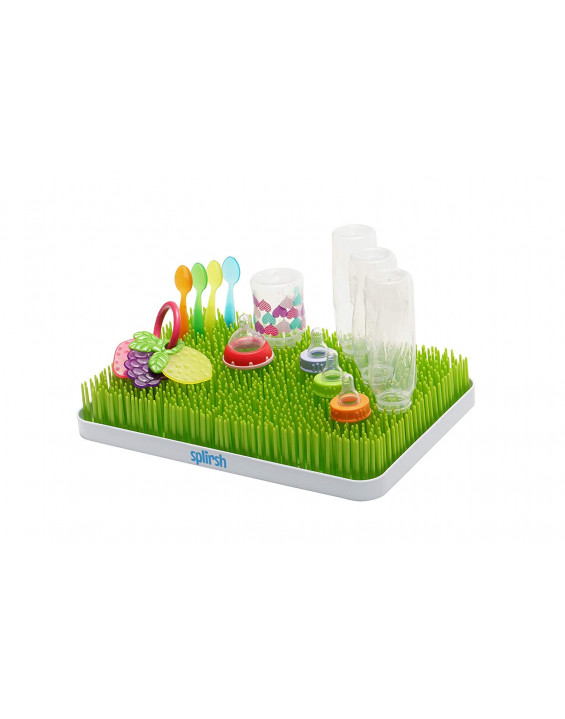 Splirsh Escorredor de Louça Infantil com Pegador Verde