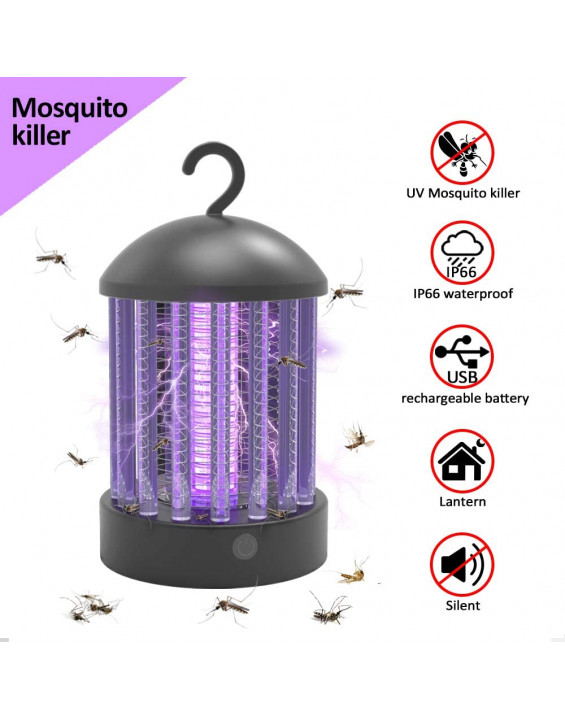 Nicelucky Armadilha UV para Insetos Mosquito Trap 