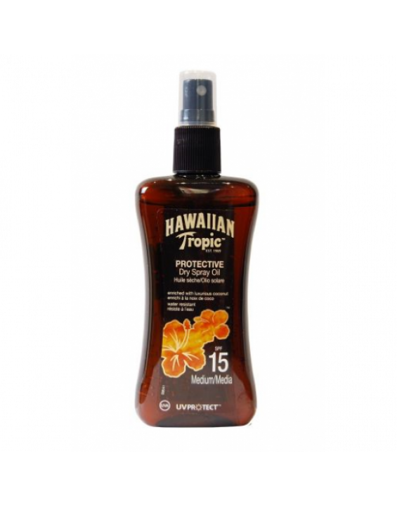Hawaiian Tropic Óleo Bronzeador Spray 200ml Fps 15