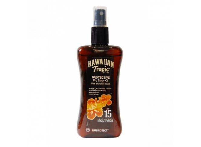 Hawaiian Tropic Óleo Bronzeador Spray 200ml Fps 15