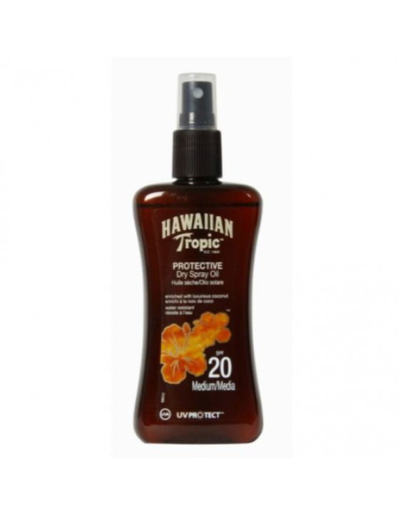 Hawaiian Tropic Óleo Bronzeador Spray 200ml Fps 20 Hawaiian Tropic Óleo Bronzeador Spray 200ml Fps 20