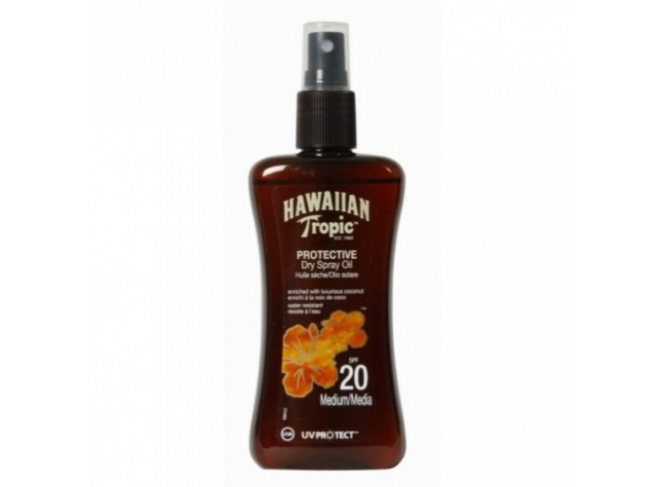 Hawaiian Tropic Óleo Bronzeador Spray 200ml Fps 20 Hawaiian Tropic Óleo Bronzeador Spray 200ml Fps 20