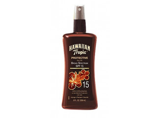Hawaiian Tropic Óleo Bronzeador Spray 236ml Fps 15