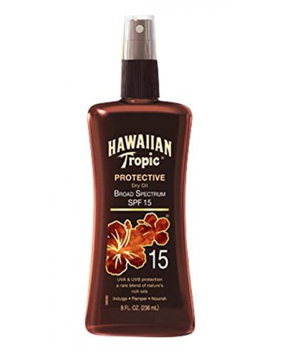 Hawaiian Tropic Óleo Bronzeador Spray 236ml Fps 15