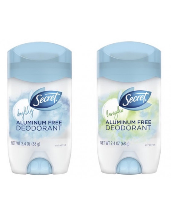 Secret Desodorante Aluminum Free Antiperspirante (2 Fragrâncias) 