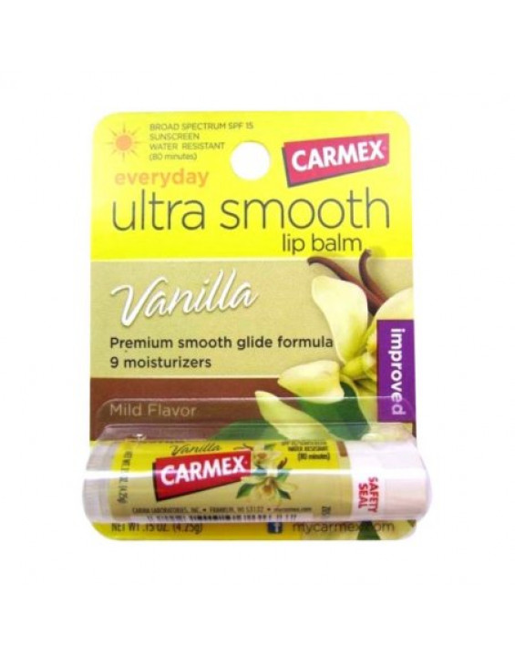 Carmex Hidratante Labial Lip Balm Ultra Smooth Vanilla