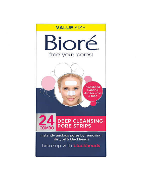 Bioré Adesivos de Limpeza de Poros Anti-Cravo Original (Contém 24)