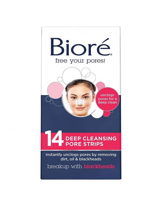 Bioré Adesivos de Limpeza de Poros Anti-Cravo Original (Contém 14)