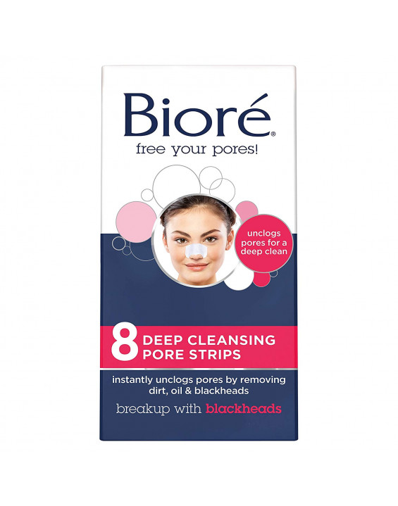 Bioré Adesivos De Limpeza De Poros Anti-Cravo Original (Contém 8)