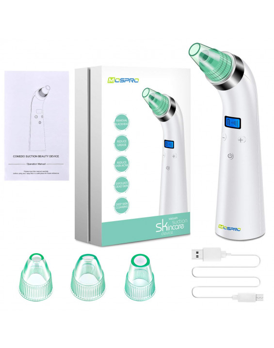 MOSPRO Aspirador de Poros Removedor de Cravos Recarregável USB