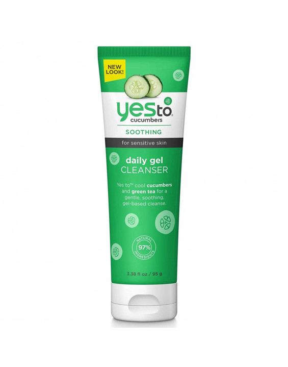 Yes To Cucumbers Gel de Limpeza Facial para Pele Sensível Pepino