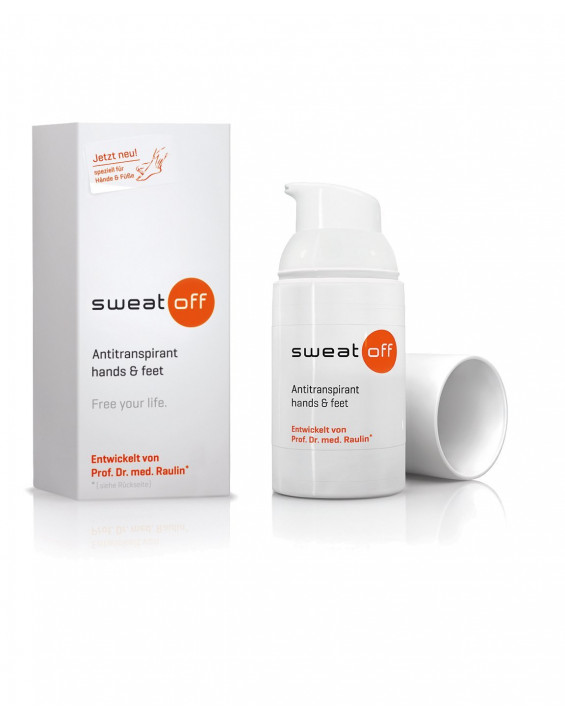 Sweat-off Antitranspirante para Mãos e Pés Sweat-off Antitranspirante para Mãos e Pés