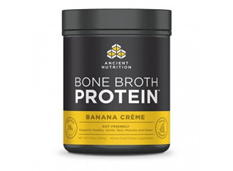 Ancient Nutrition Whey Protein Bone Broth Sabor Banana Creme