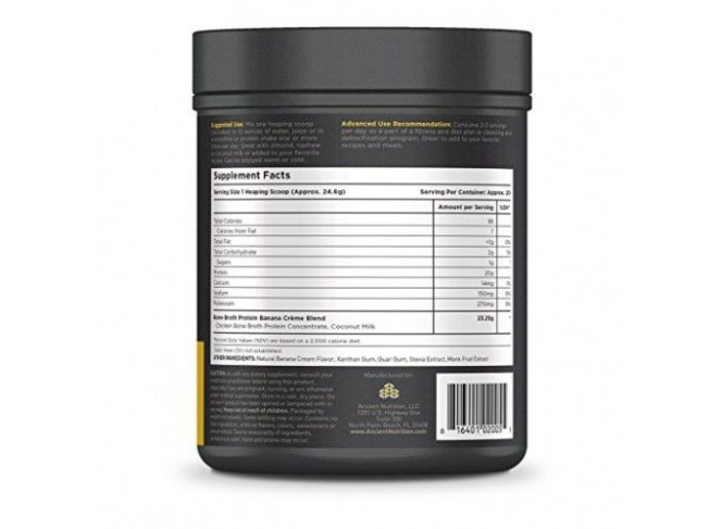 Ancient Nutrition Whey Protein Bone Broth Sabor Banana Creme
