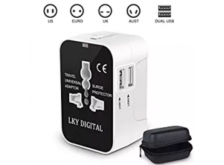 LKYDIGITAL Adaptador Universal Com Duas Entradas USB
