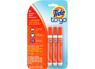 Tide to Go Kit Caneta Removedora de Manchas 10ml (Contém 3)