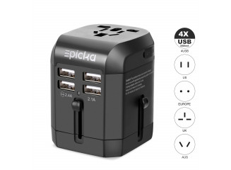 EPICKA Adaptador Universal Com Duas Entradas USB