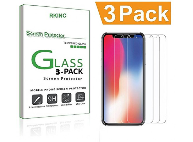 Película de Vidro iPhone X Máxima Aderência (Kit com 3)