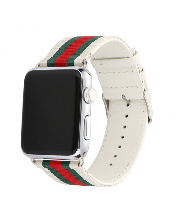 Pulseira de Nylon para Apple Watch Gucci Style (Cores) Pulseira de Nylon para Apple Watch Gucci Style (Cores)