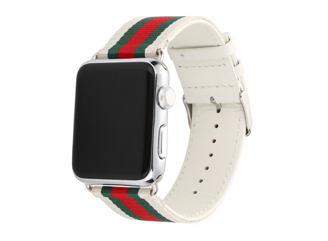 Pulseira de Nylon para Apple Watch Gucci Style (Cores) Pulseira de Nylon para Apple Watch Gucci Style (Cores)