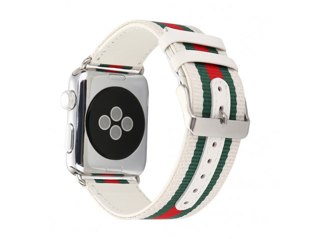 Pulseira de Nylon para Apple Watch Gucci Style (Cores) Pulseira de Nylon para Apple Watch Gucci Style (Cores)