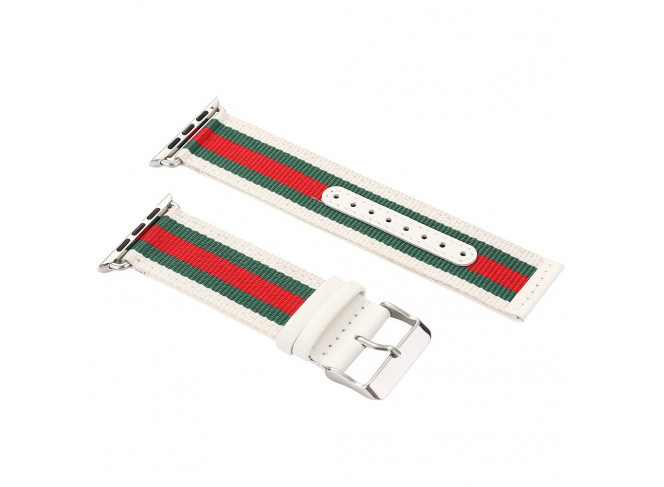 Pulseira de Nylon para Apple Watch Gucci Style (Cores) Pulseira de Nylon para Apple Watch Gucci Style (Cores)