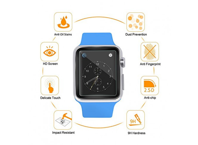 Película Protetora para Apple Watch - 2 Pack 