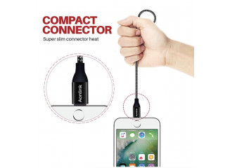 BYDI Kit Cabo USB de Nylon Carregador Lightning para iPhone (5 unidades)