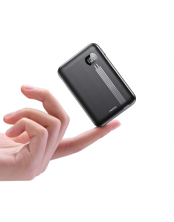 AINOPE Mini Carregador Portátil Wireless com 2 saídas USB