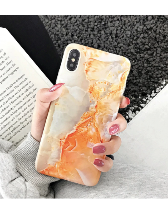 Capa de Celular Mármore Laranja 