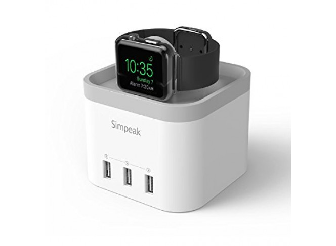 Simpeak Carregador de Parede 3 saídas USB + Dock Station
