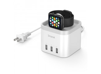 Simpeak Carregador de Parede 3 saídas USB + Dock Station