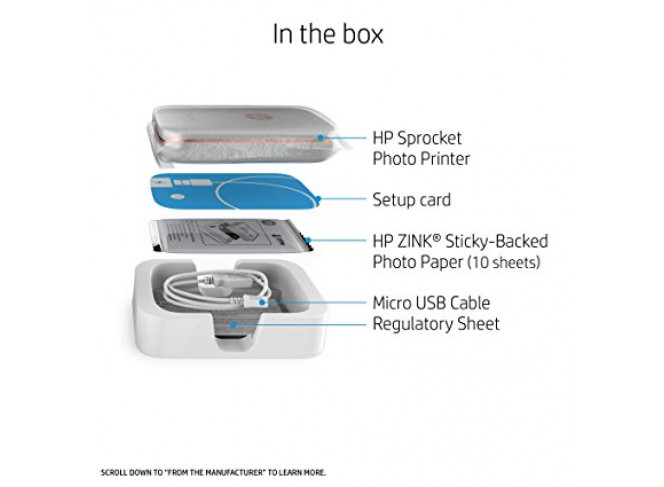 HP Sprocket Impressora de Fotos Portátil HP Sprocket Impressora de Fotos Portátil