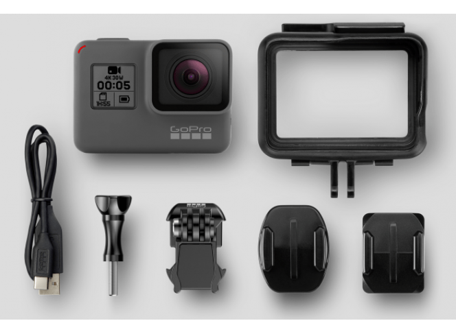 GoPro Câmera Digital HERO 6 Black 4K Ultra HD GoPro Câmera Digital HERO 6 Black 4K Ultra HD