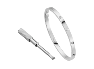 Cartier Bracelete Love com Strass (Cores)