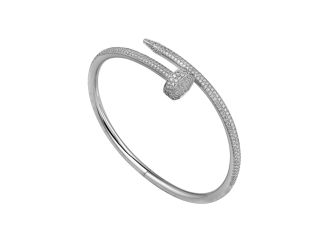 Cartier Bracelete Juste Un Clou com Strass (Cores)