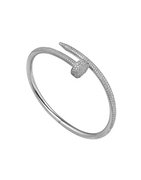 Cartier Bracelete Juste Un Clou com Strass (Cores)