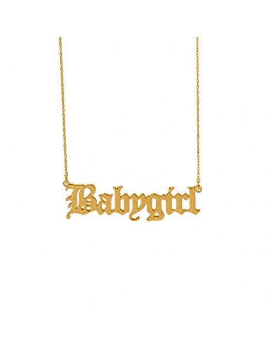 Colar Babygirl Folheado a Ouro 14K