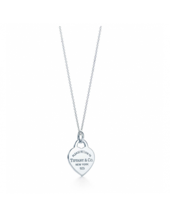 Tiffany & Co. Heart Tag Charm and Chain