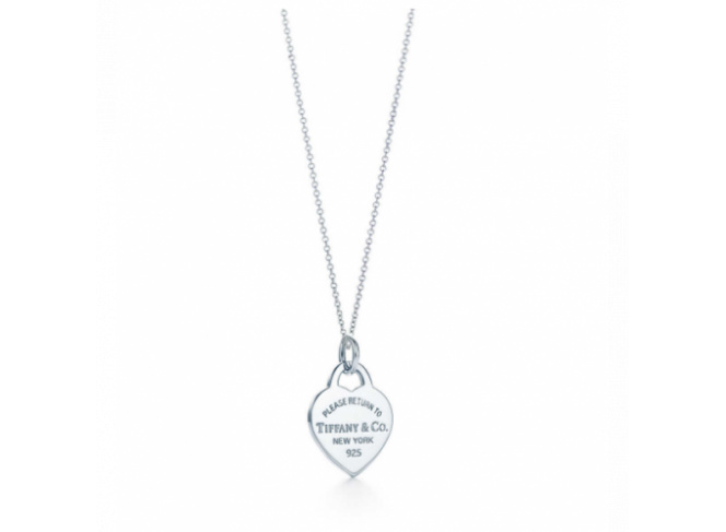 Tiffany & Co. Heart Tag Charm and Chain