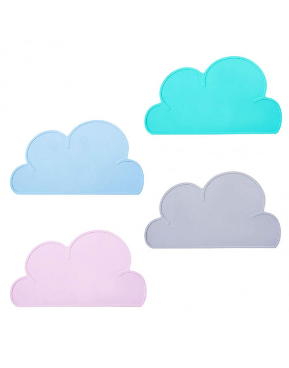 Standard Jogo Americano de Silicone Nuvem (Cores)