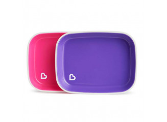 Munchkin Kit Prato Rosa e Roxo (4 Peças)