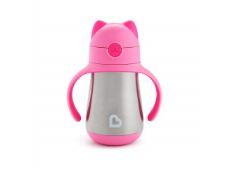 Munchkin Copo Térmico Infantil Cool Cat Rosa