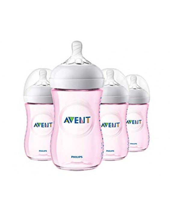Phillips Avent Kit Mamadeira Rosa 260ml (Contém 4)