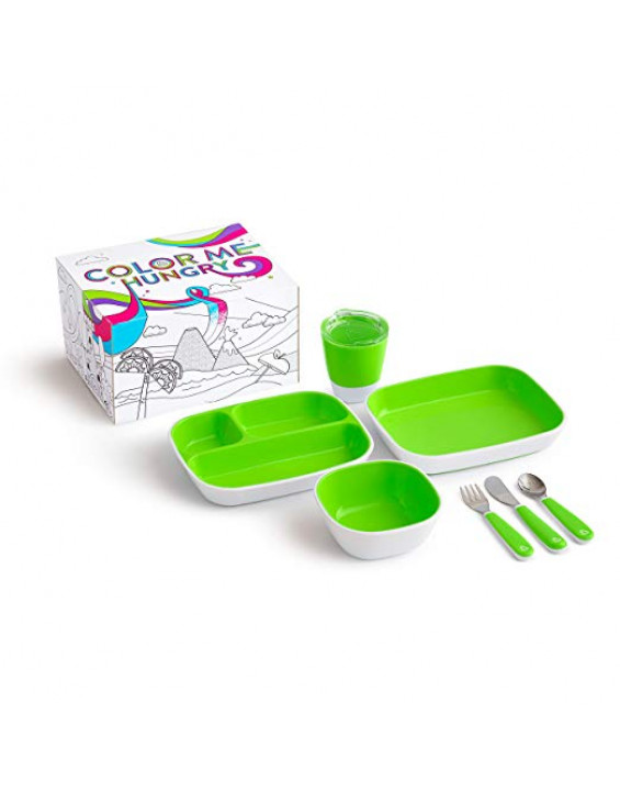 Munchkin Kit Completo Alimentação Color Me Hungry Verde (7 Peças) Munchkin Kit Completo Alimentação Color Me Hungry Verde (7 Peças)