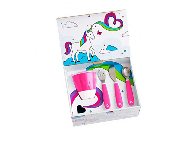 Munchkin Kit Completo Alimentação Color Me Hungry Rosa (7 Peças)