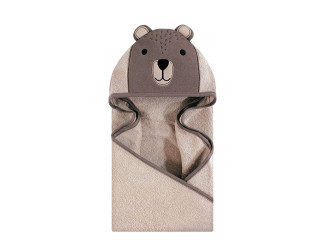 Hudson Baby Toalha Infantil Baby Animal Urso Marrom