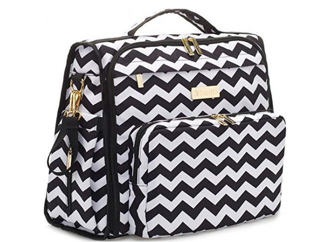 Harrito Bolsa de Maternidade Mochila Impermeável Chevron Harrito Bolsa de Maternidade Mochila Impermeável Chevron