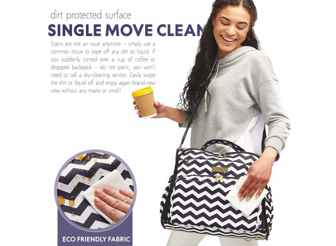 Harrito Bolsa de Maternidade Mochila Impermeável Chevron Harrito Bolsa de Maternidade Mochila Impermeável Chevron